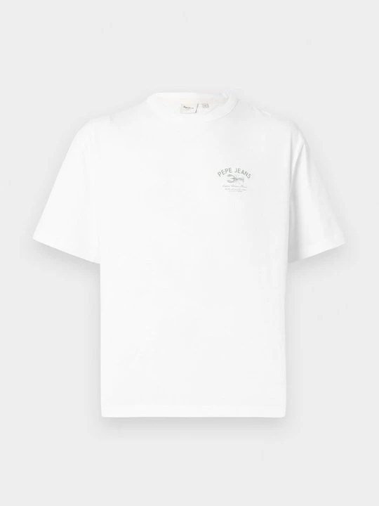 Zdjęcie produktu T-shirt z nadrukiem Pepe Jeans biały
