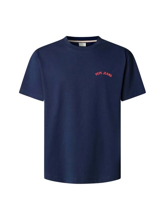 Zdjęcie produktu T-shirt z nadrukiem Pepe Jeans granatowy
