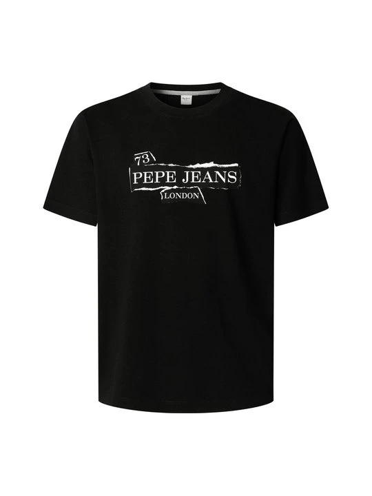 Zdjęcie produktu T-shirt z nadrukiem Pepe Jeans czarny