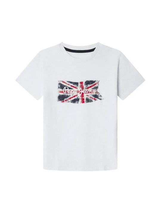 Zdjęcie produktu T-shirt z nadrukiem Pepe Jeans biały