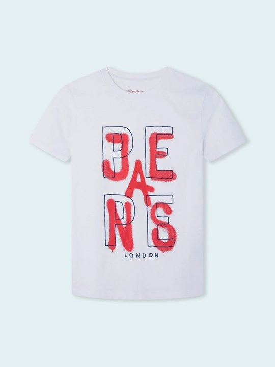 Zdjęcie produktu T-shirt z nadrukiem Pepe Jeans biały