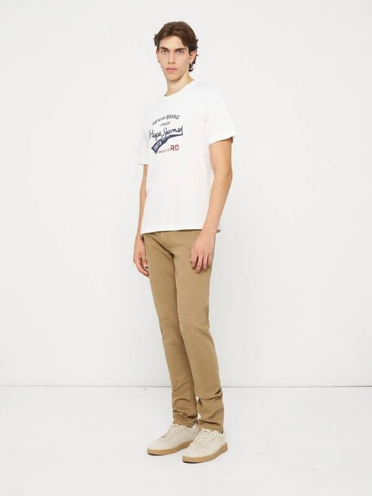 Zdjęcie produktu T-shirt z nadrukiem Pepe Jeans biały