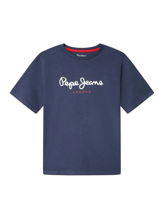 Zdjęcie produktu T-shirt z nadrukiem Pepe Jeans granatowy