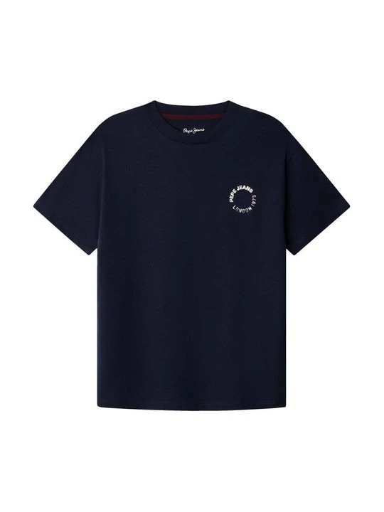 Zdjęcie produktu T-shirt z nadrukiem Pepe Jeans granatowy