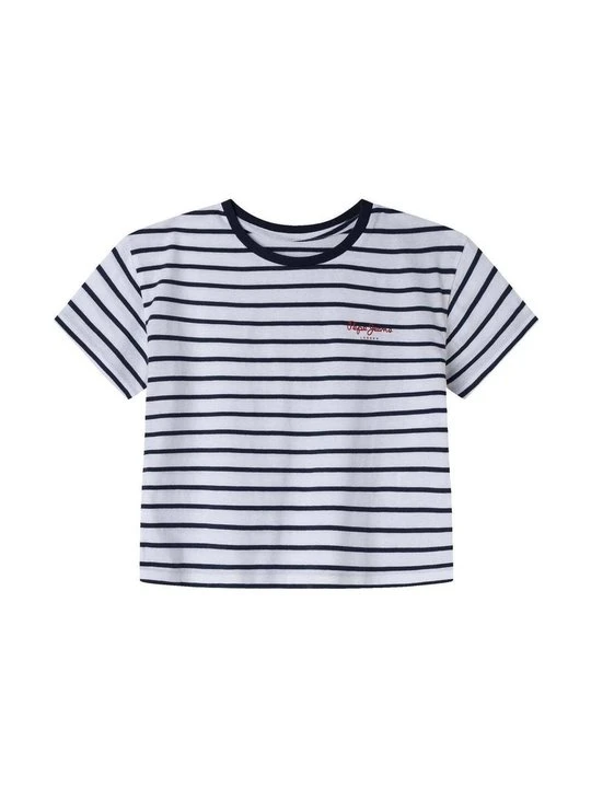 Zdjęcie produktu T-shirt z nadrukiem Pepe Jeans granatowy