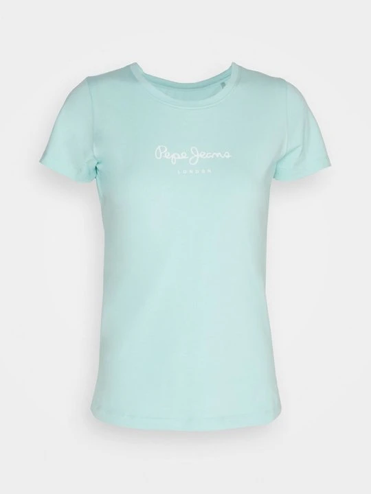 Zdjęcie produktu T-shirt z nadrukiem Pepe Jeans jasnoniebieski