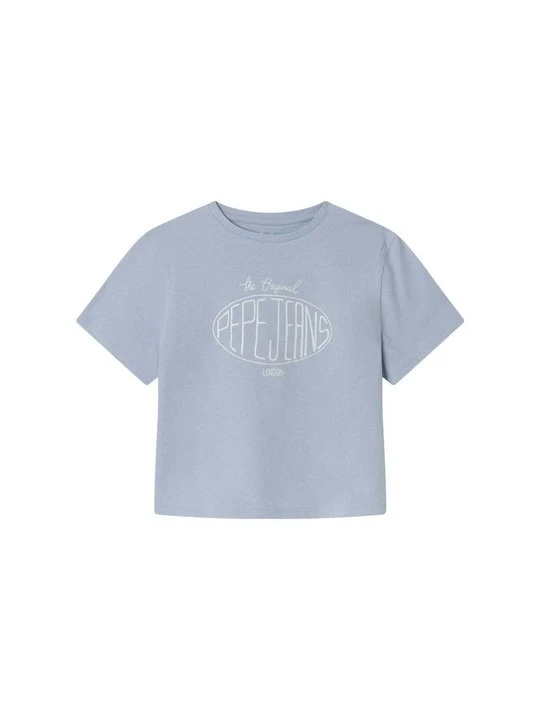 Zdjęcie produktu T-shirt z nadrukiem Pepe Jeans niebieski
