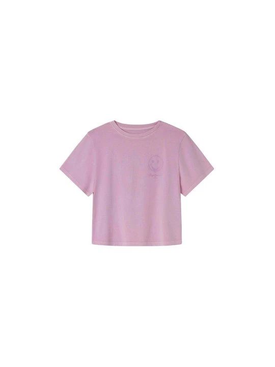 Zdjęcie produktu T-shirt z nadrukiem Pepe Jeans różowy