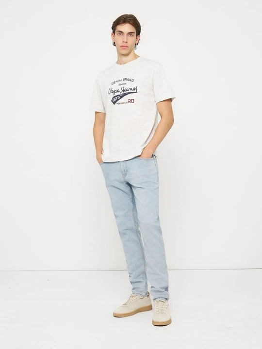 Zdjęcie produktu T-shirt z nadrukiem Pepe Jeans szary