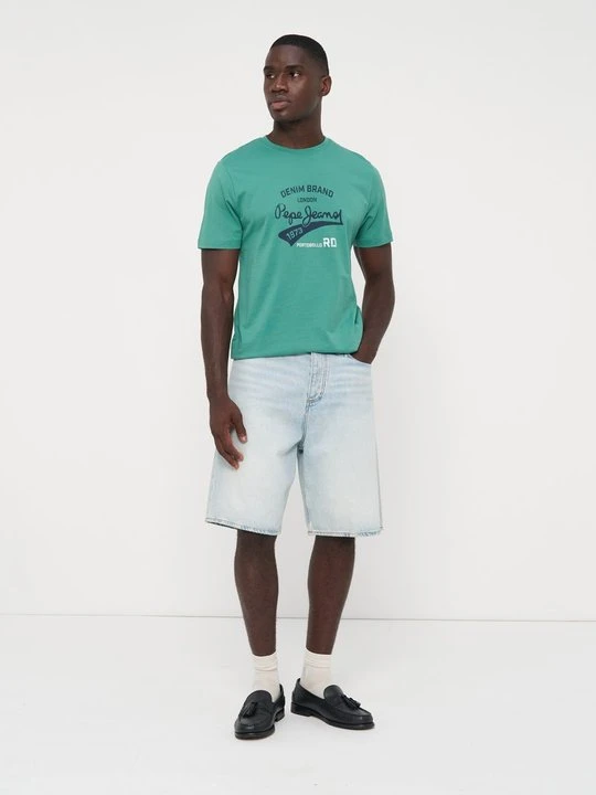 Zdjęcie produktu T-shirt z nadrukiem Pepe Jeans zielony