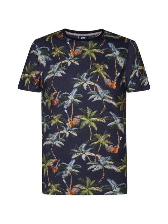 Zdjęcie produktu T-shirt z nadrukiem Petrol Industries granatowy