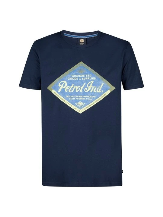 Zdjęcie produktu T-shirt z nadrukiem Petrol Industries granatowy