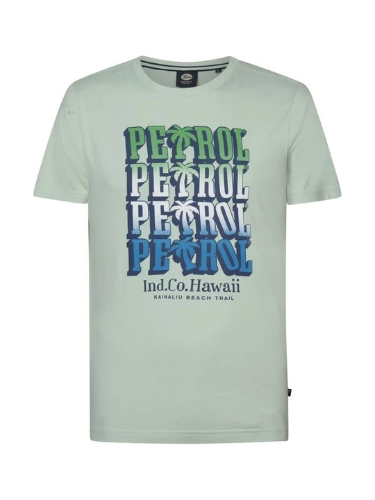 Zdjęcie produktu T-shirt z nadrukiem Petrol Industries zielony