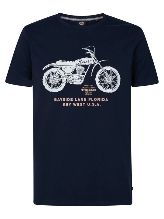 Zdjęcie produktu T-shirt z nadrukiem Petrol Industries granatowy