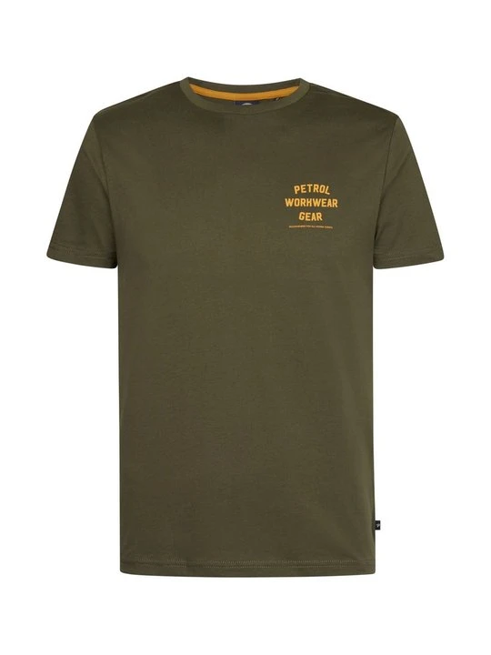 Zdjęcie produktu T-shirt z nadrukiem Petrol Industries zielony