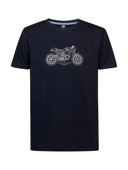 Zdjęcie produktu T-shirt z nadrukiem Petrol Industries granatowy