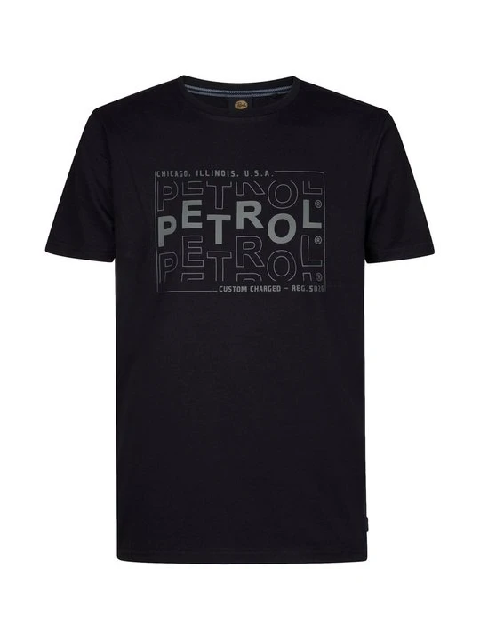 Zdjęcie produktu T-shirt z nadrukiem Petrol Industries czarny