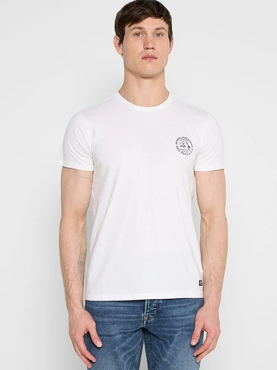Zdjęcie produktu T-shirt z nadrukiem Petrol Industries biały