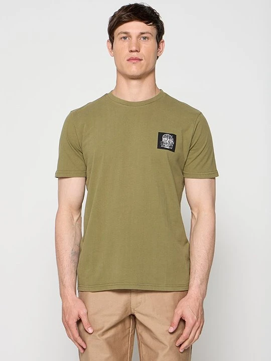 Zdjęcie produktu T-shirt z nadrukiem Petrol Industries zielony