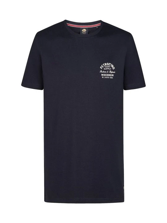 Zdjęcie produktu T-shirt z nadrukiem Petrol Industries błękit królewski