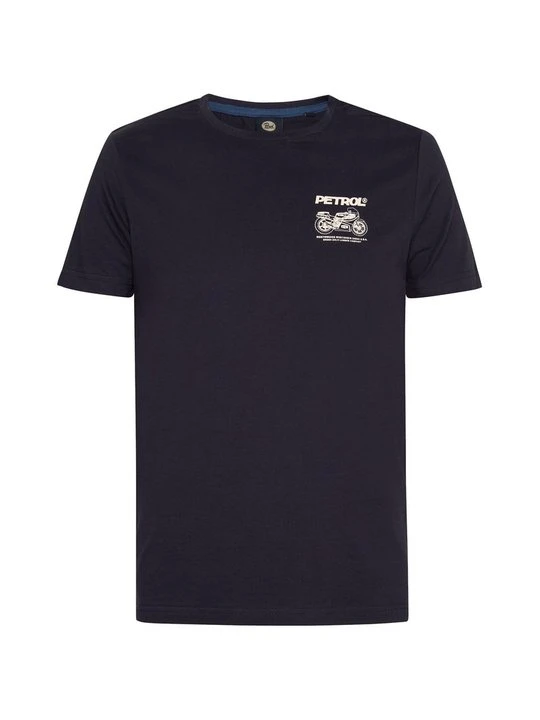 Zdjęcie produktu T-shirt z nadrukiem Petrol Industries błękit królewski
