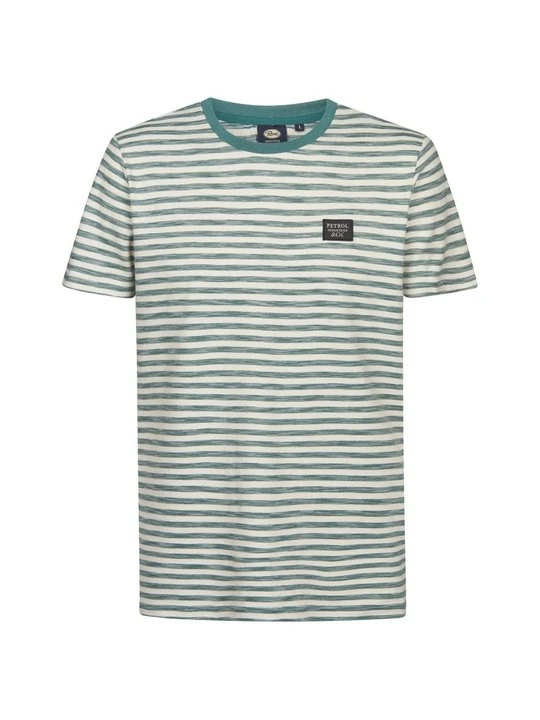 Zdjęcie produktu T-shirt z nadrukiem Petrol Industries ciemnozielony