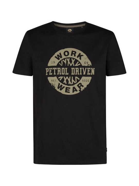Zdjęcie produktu T-shirt z nadrukiem Petrol Industries czarny