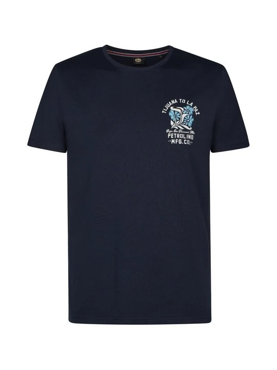Zdjęcie produktu T-shirt z nadrukiem Petrol Industries granatowy