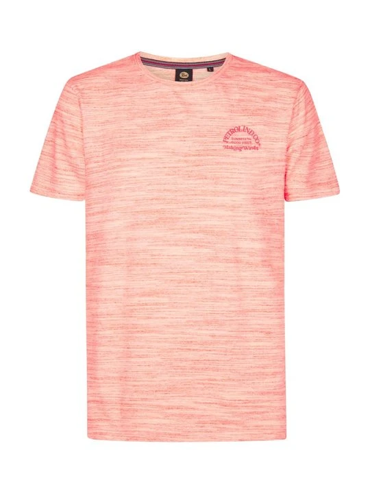 Zdjęcie produktu T-shirt z nadrukiem Petrol Industries koralowy