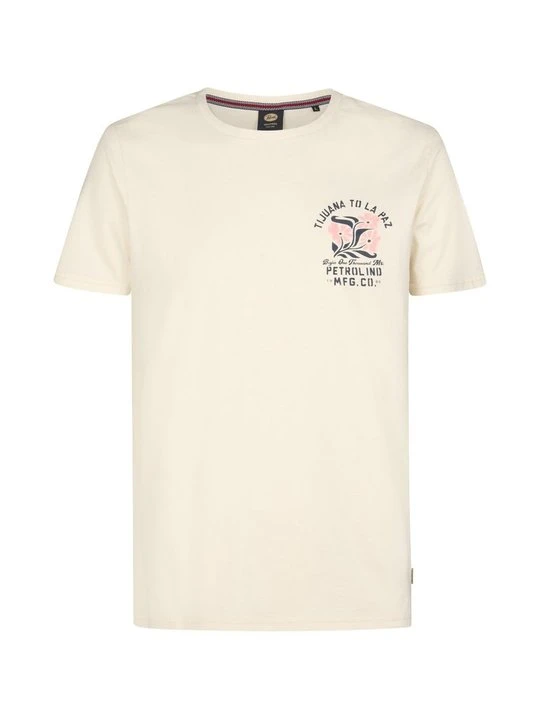 Zdjęcie produktu T-shirt z nadrukiem Petrol Industries mleczny