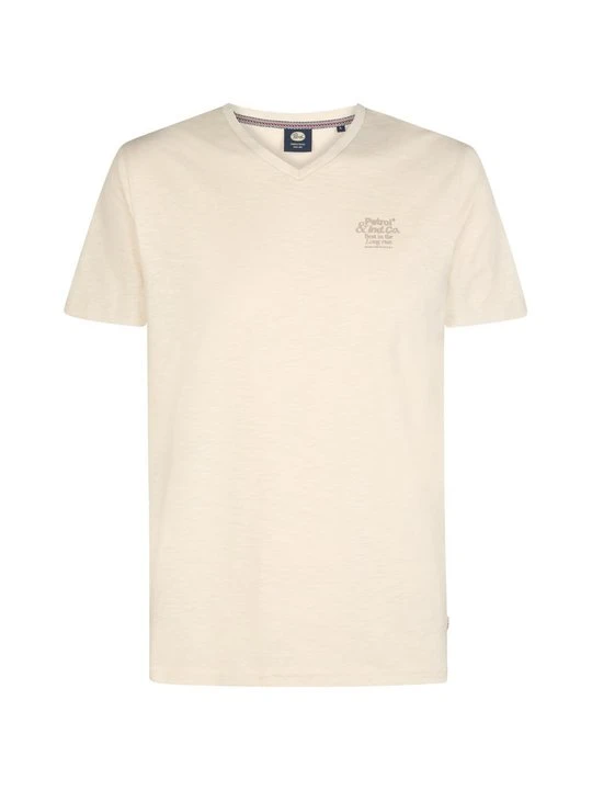Zdjęcie produktu T-shirt z nadrukiem Petrol Industries mleczny