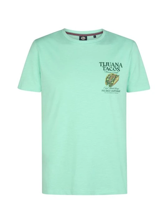 Zdjęcie produktu T-shirt z nadrukiem Petrol Industries zielony