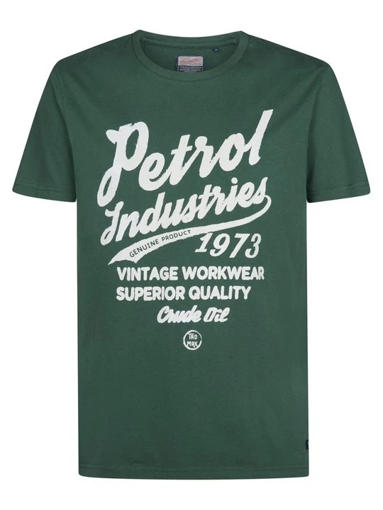 Zdjęcie produktu T-shirt z nadrukiem Petrol Industries zielony