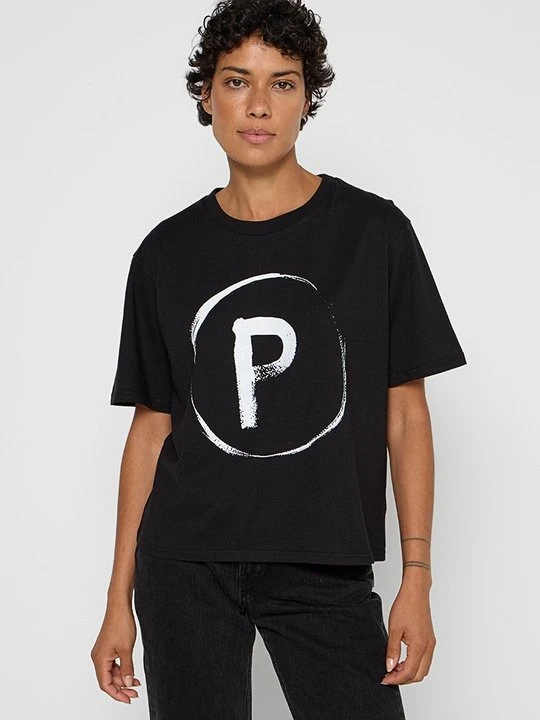Zdjęcie produktu T-shirt z nadrukiem Peuterey czarny