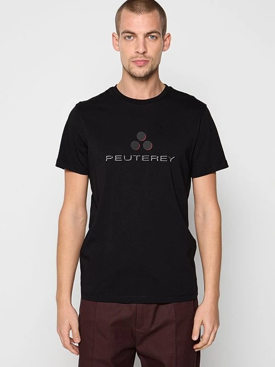 Zdjęcie produktu T-shirt z nadrukiem Peuterey czarny