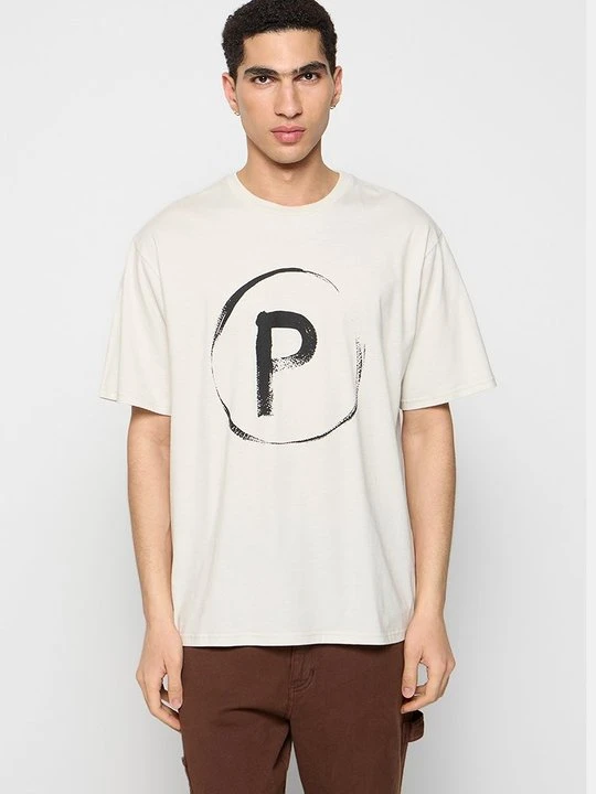 Zdjęcie produktu T-shirt z nadrukiem Peuterey mleczny