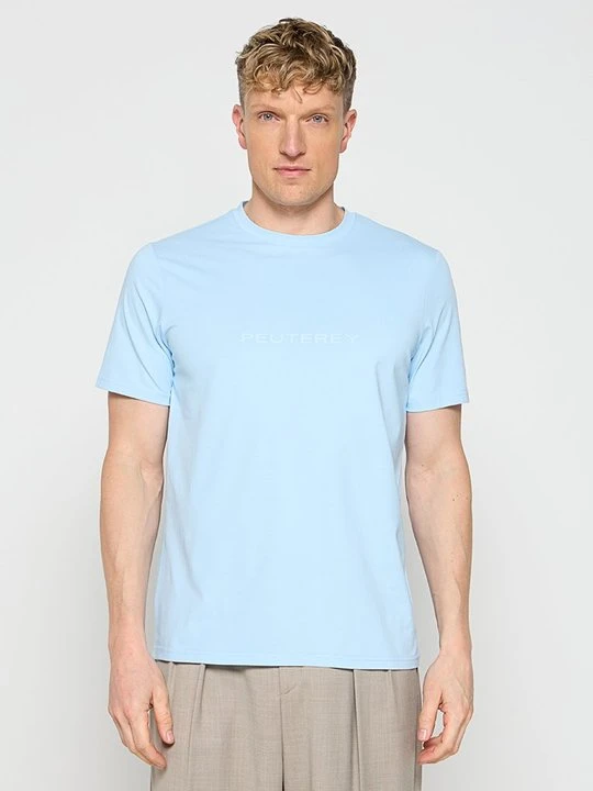 Zdjęcie produktu T-shirt z nadrukiem Peuterey jasnoniebieski