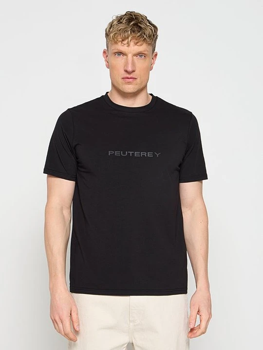 Zdjęcie produktu T-shirt z nadrukiem Peuterey czarny