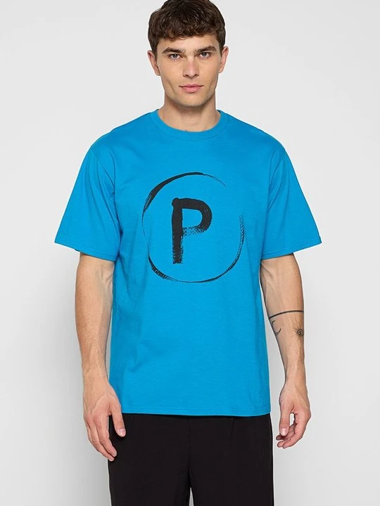 Zdjęcie produktu T-shirt z nadrukiem Peuterey niebieski