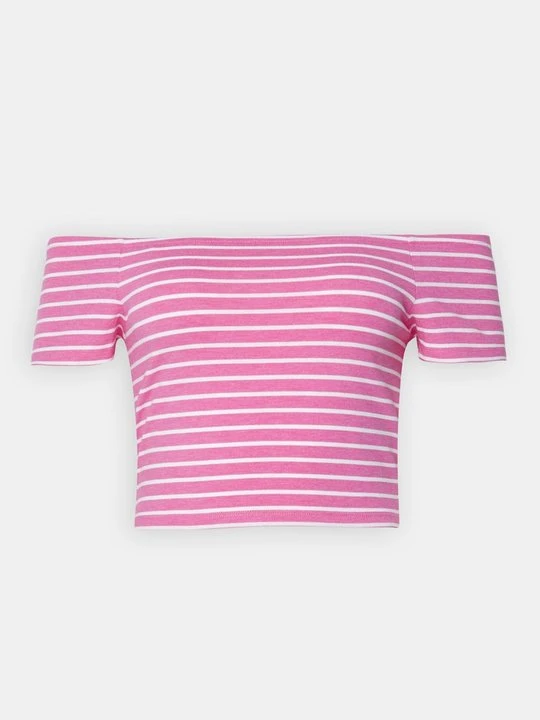 Zdjęcie produktu T-shirt z nadrukiem Pieces różowy