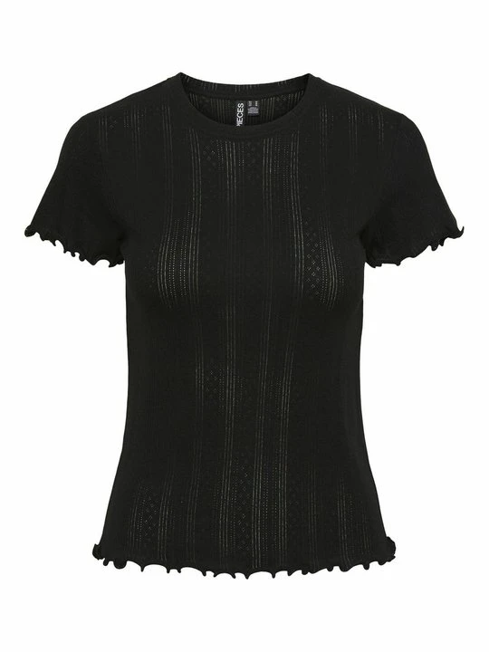 Zdjęcie produktu T-shirt z nadrukiem Pieces czarny