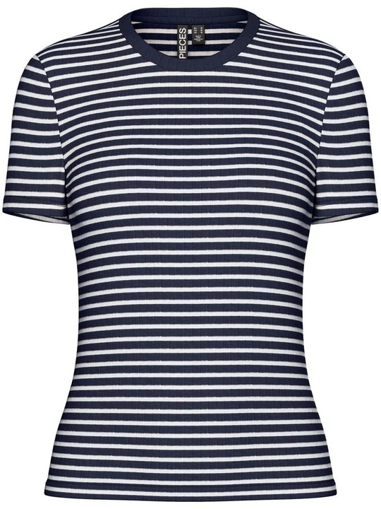 Zdjęcie produktu T-shirt z nadrukiem Pieces niebieski