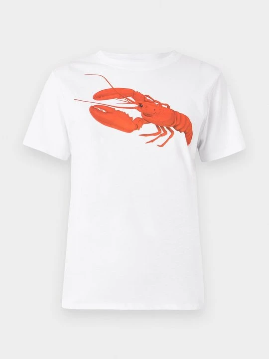 Zdjęcie produktu T-shirt z nadrukiem Pieces biały