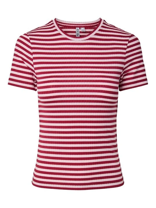 Zdjęcie produktu T-shirt z nadrukiem Pieces jasnoczerwony
