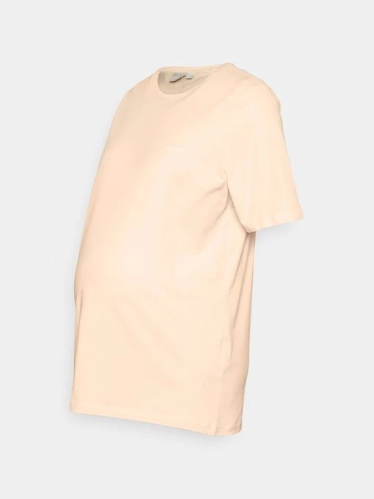 Zdjęcie produktu T-shirt z nadrukiem Pieces żółty
