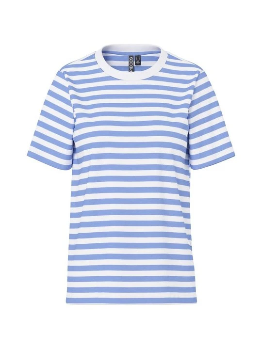 Zdjęcie produktu T-shirt z nadrukiem Pieces niebieski
