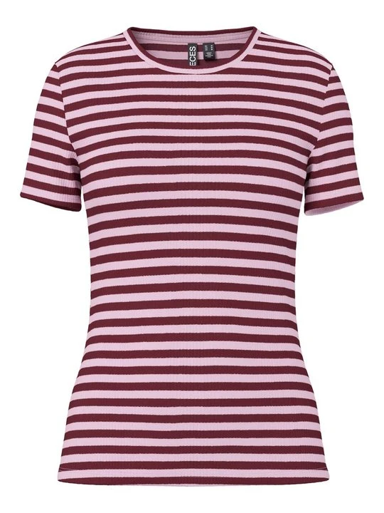 Zdjęcie produktu T-shirt z nadrukiem Pieces różowy