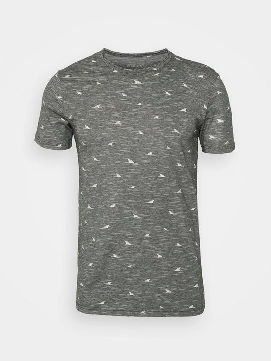 Zdjęcie produktu T-shirt z nadrukiem Pier One By Zalando granatowy melanż