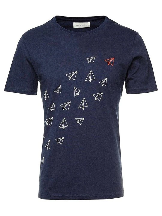 Zdjęcie produktu T-shirt z nadrukiem Pier One By Zalando granatowy