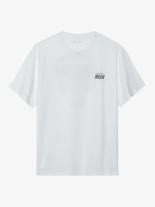 Zdjęcie produktu T-shirt z nadrukiem Pier One biały